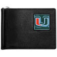 Miami Hurricanes Leather Bill Clip Wallet